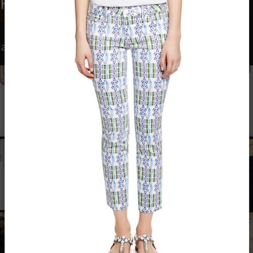Tory Burch patterned jeans